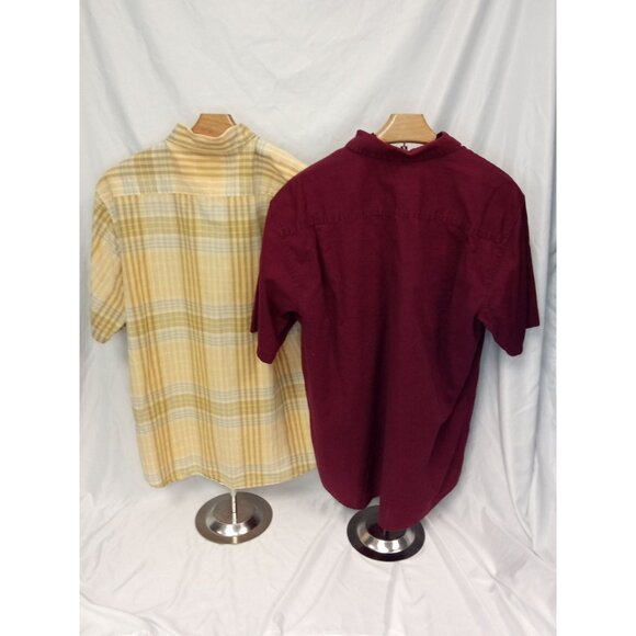 Covington Field and Stream Yellow Red Button Down Collared Shirts Size M - Picture 2 of 15